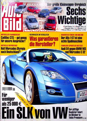 Deckblatt Auto Bild (15/2003)